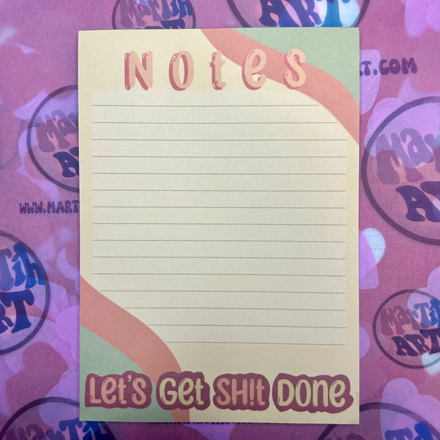 Let’s Get Shit Done - A6 notepad